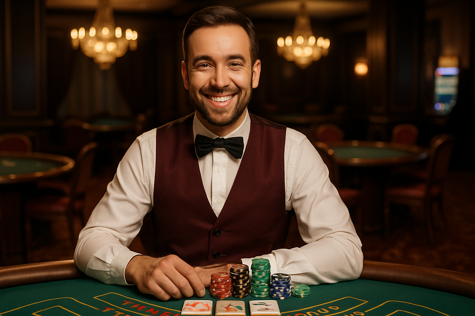 Professional croupier