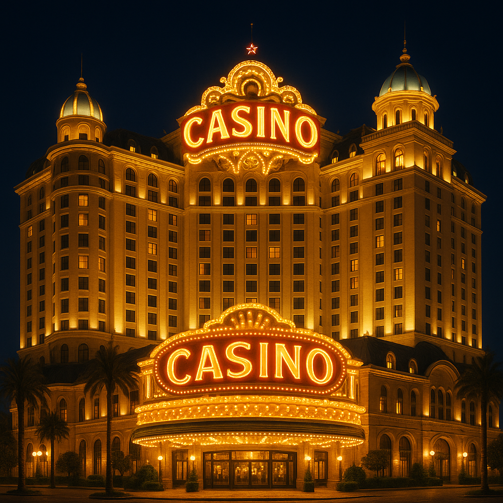 Private casino room with gaming tables