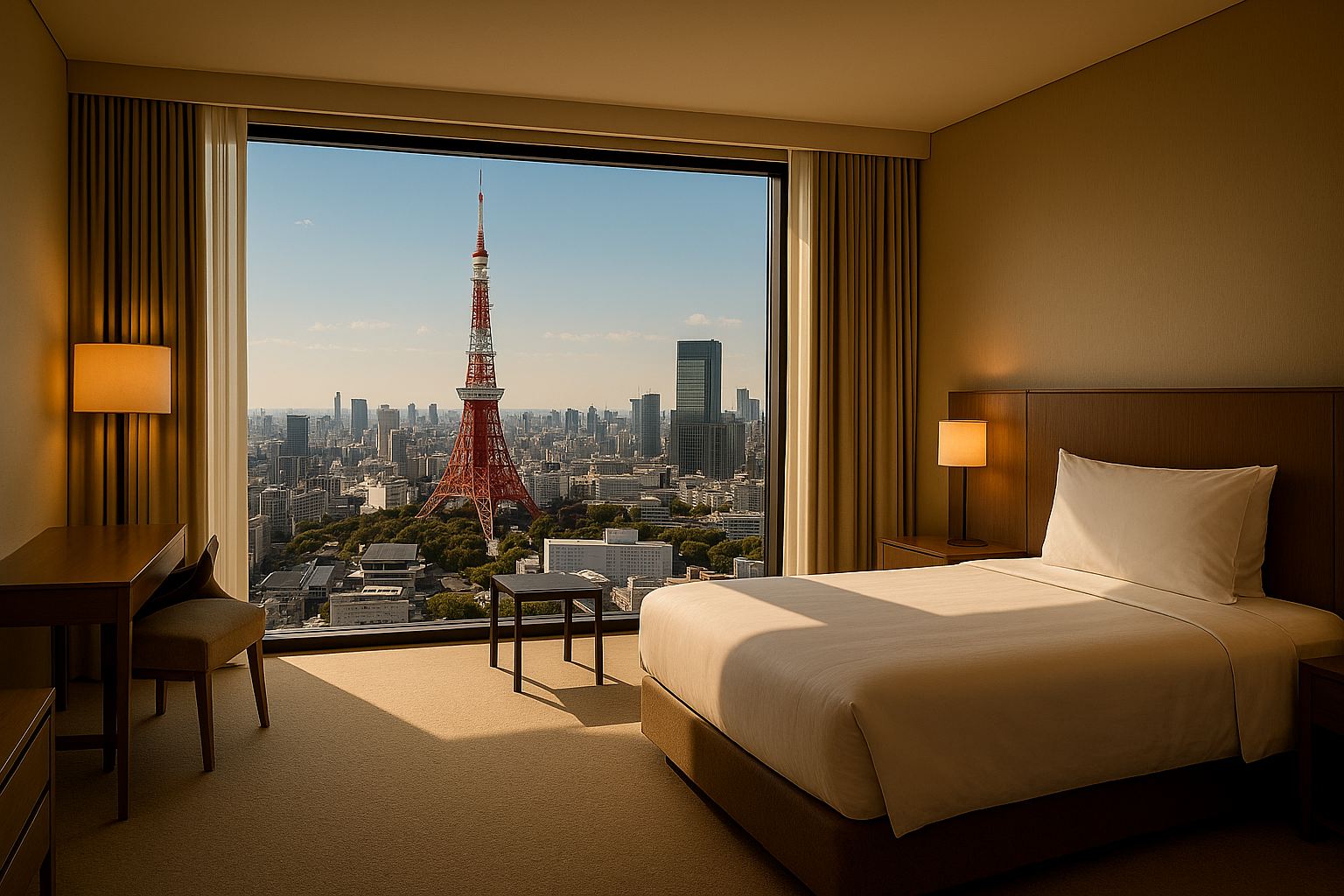 Elegant dining room with multiple tables